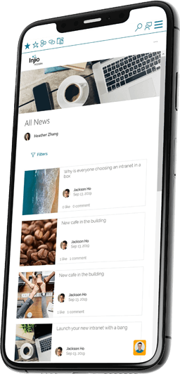 injio phone mock up