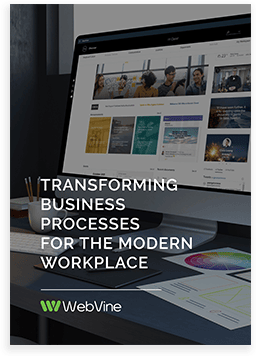 Transforming business processes for the modern workplace cover
