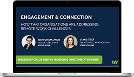 Engagement and connection webinar